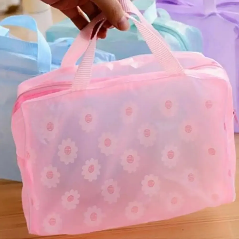 Translucent Waterproof Portable Travel Cosmetic bag