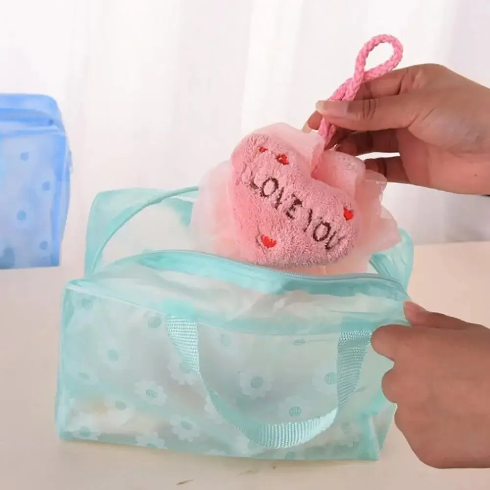 Translucent Waterproof Portable Travel Cosmetic bag
