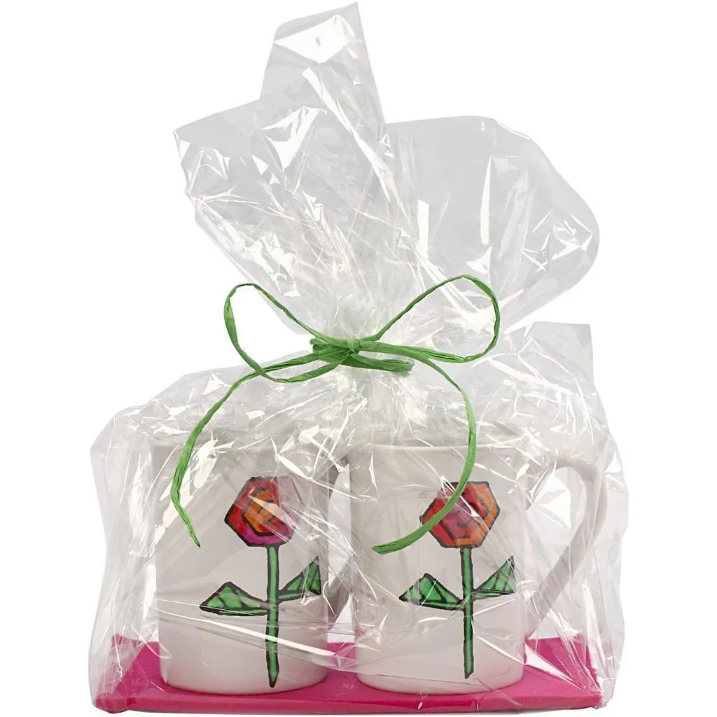 Transparent Cellophane Roll For Florist Uses Wrapping Gifts Bouquets Hampers 30m