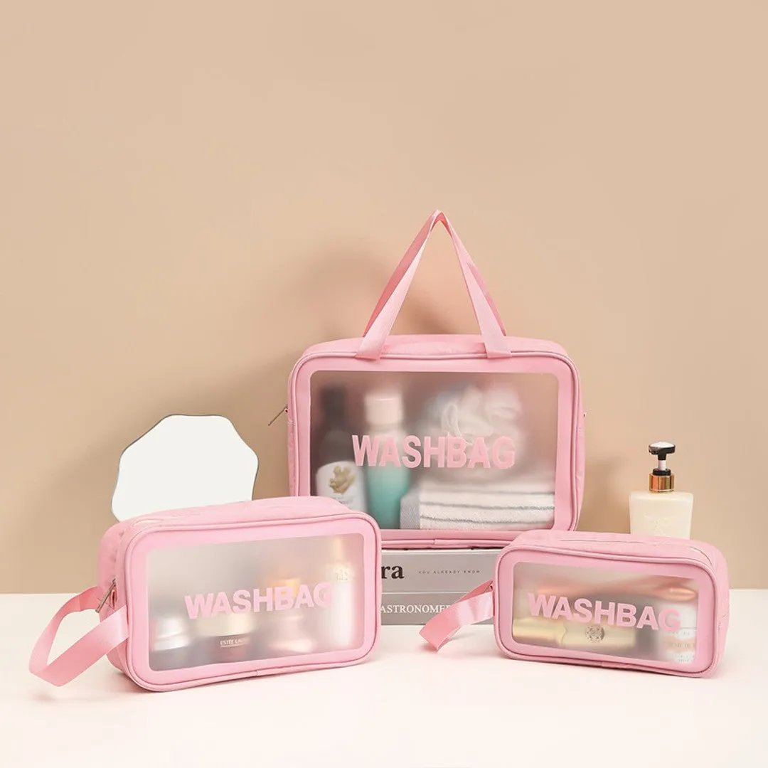 Transparent Waterproof Cosmetic Bag