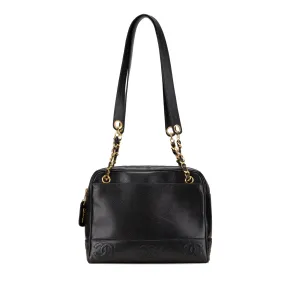 Triple CC Caviar Shoulder Bag