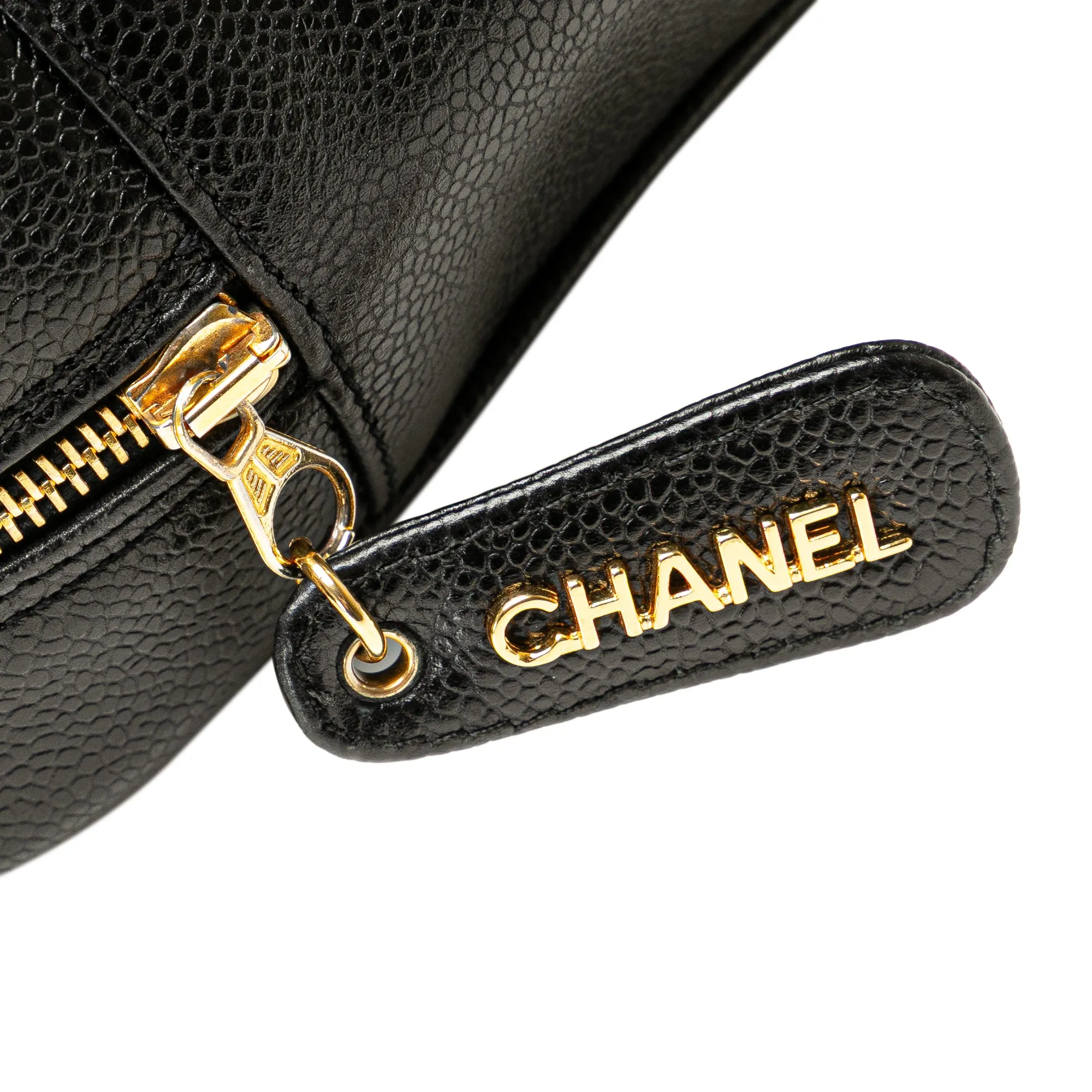 Triple CC Caviar Shoulder Bag