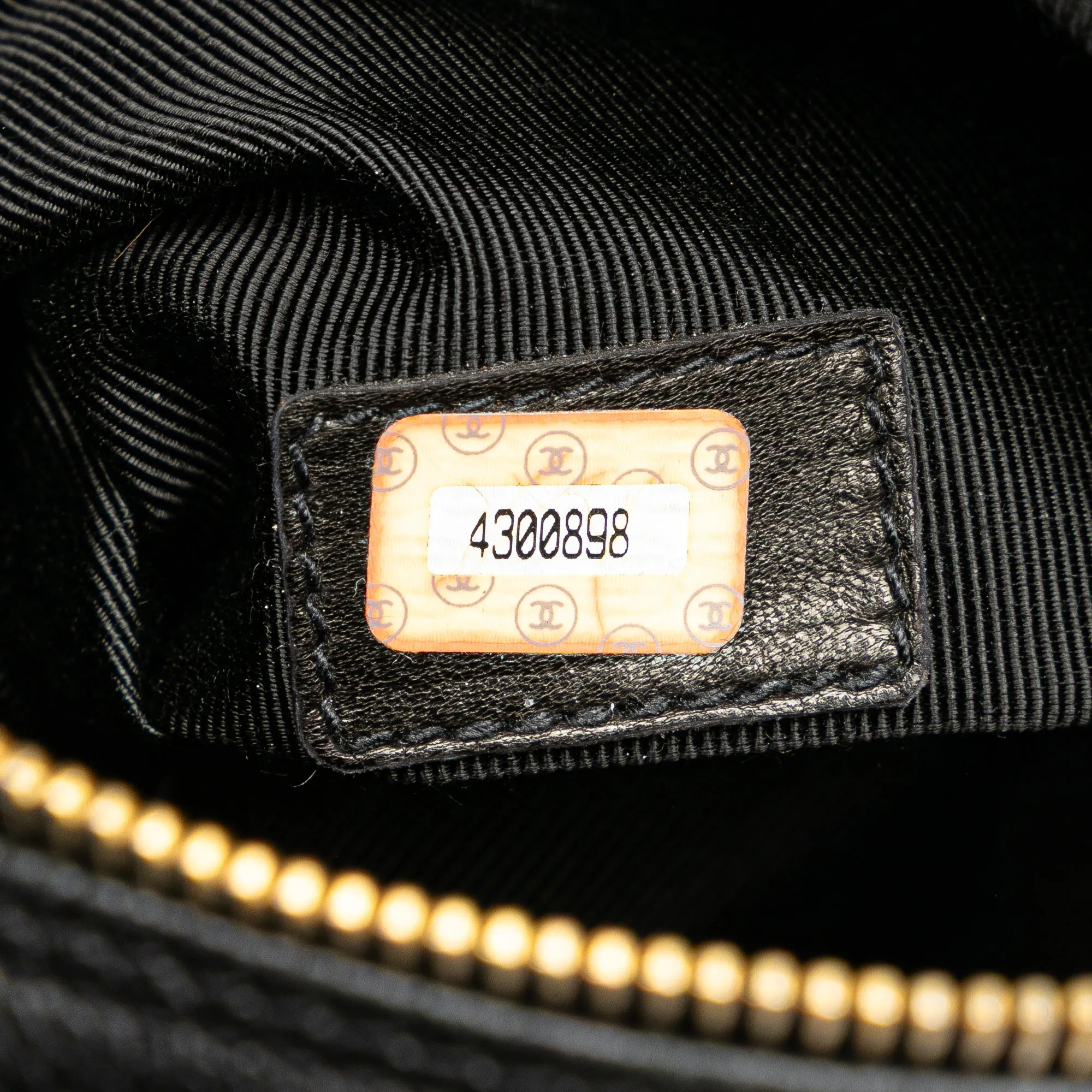 Triple CC Caviar Shoulder Bag