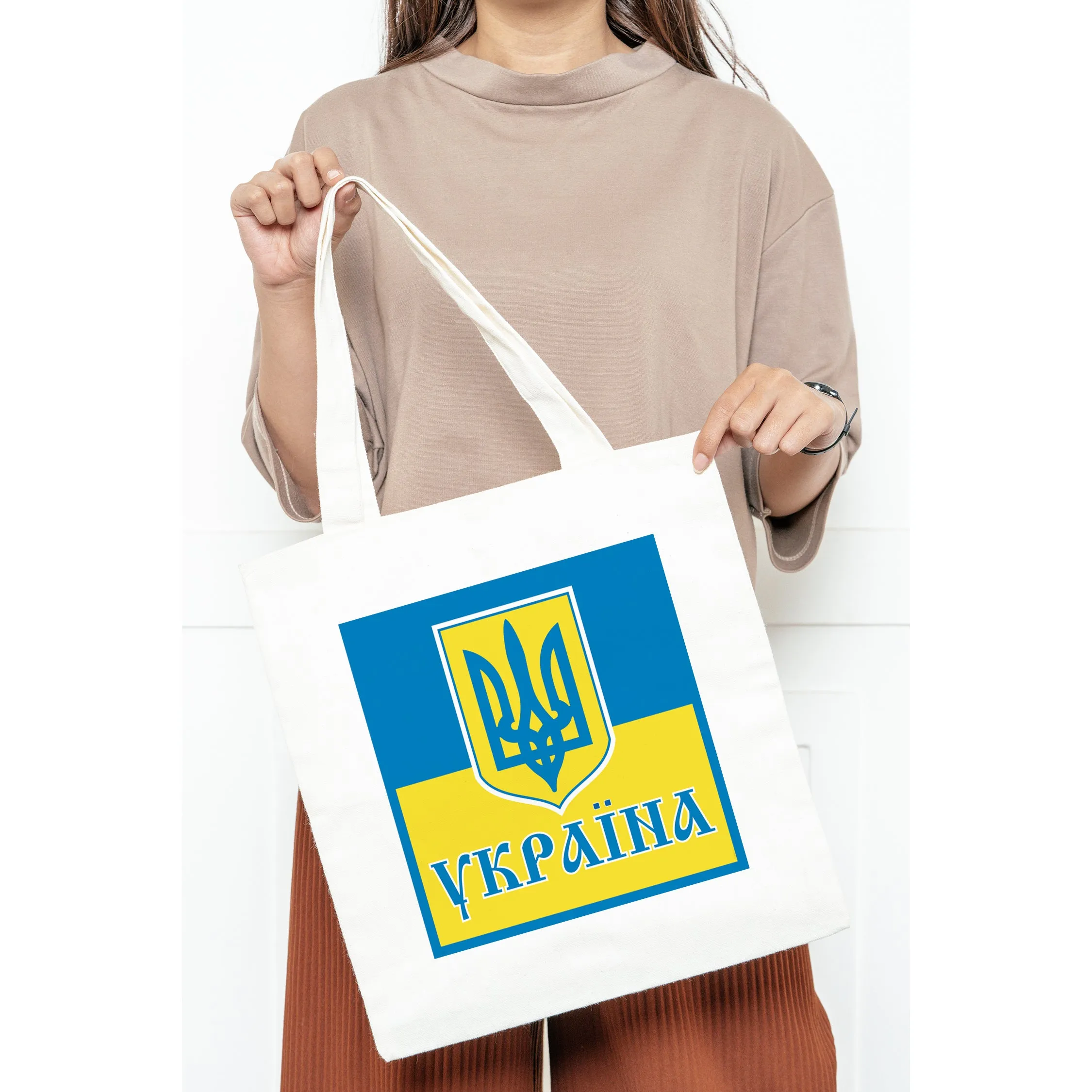 Ukraine Market Canvas Tote Bag
