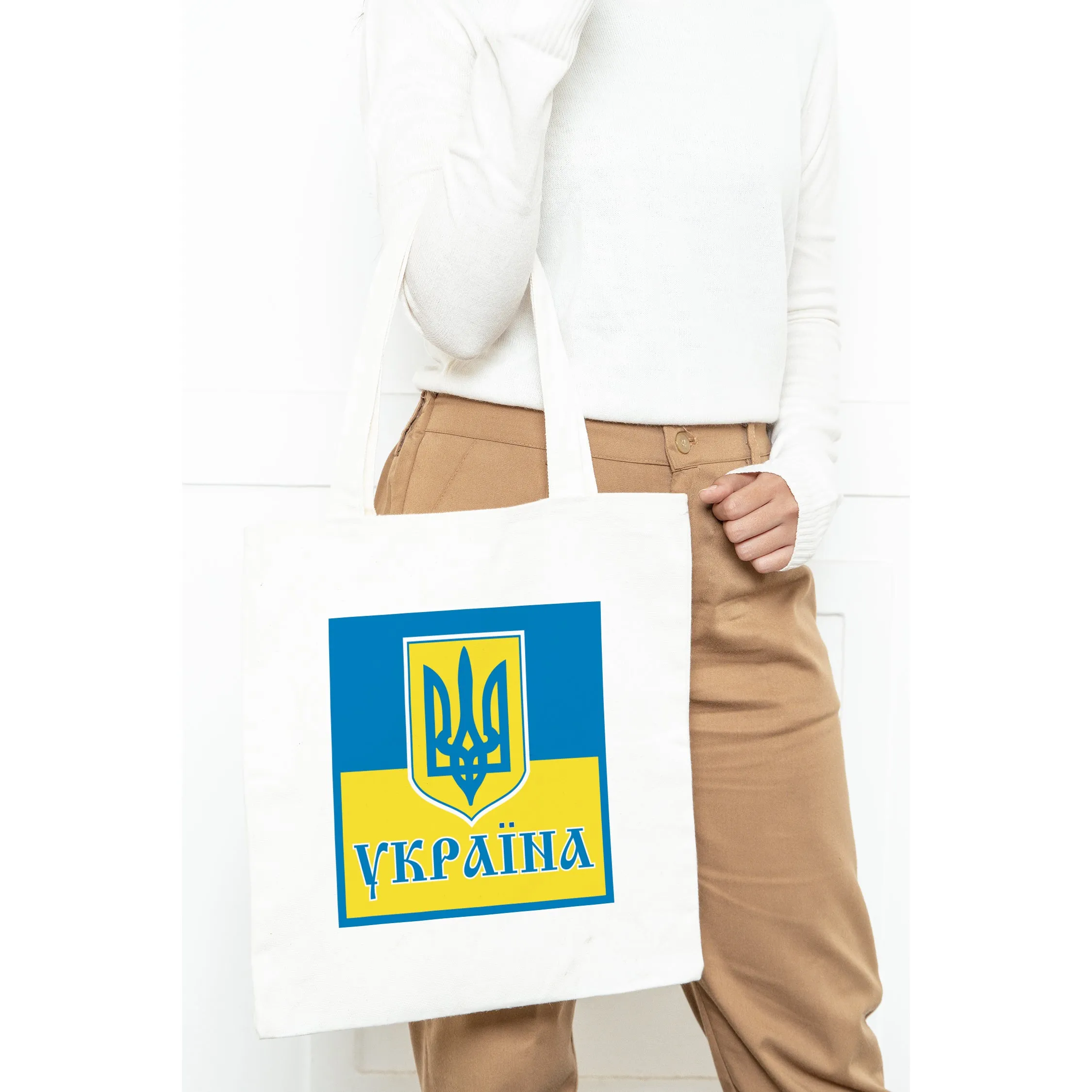 Ukraine Market Canvas Tote Bag