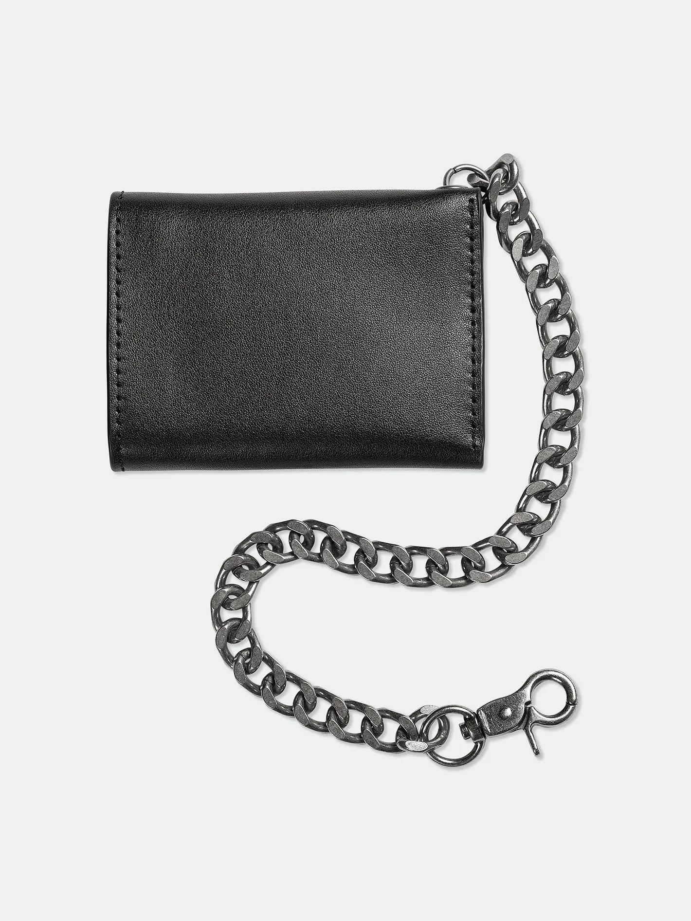 V Ent Leather Geldbeutel - BLACK