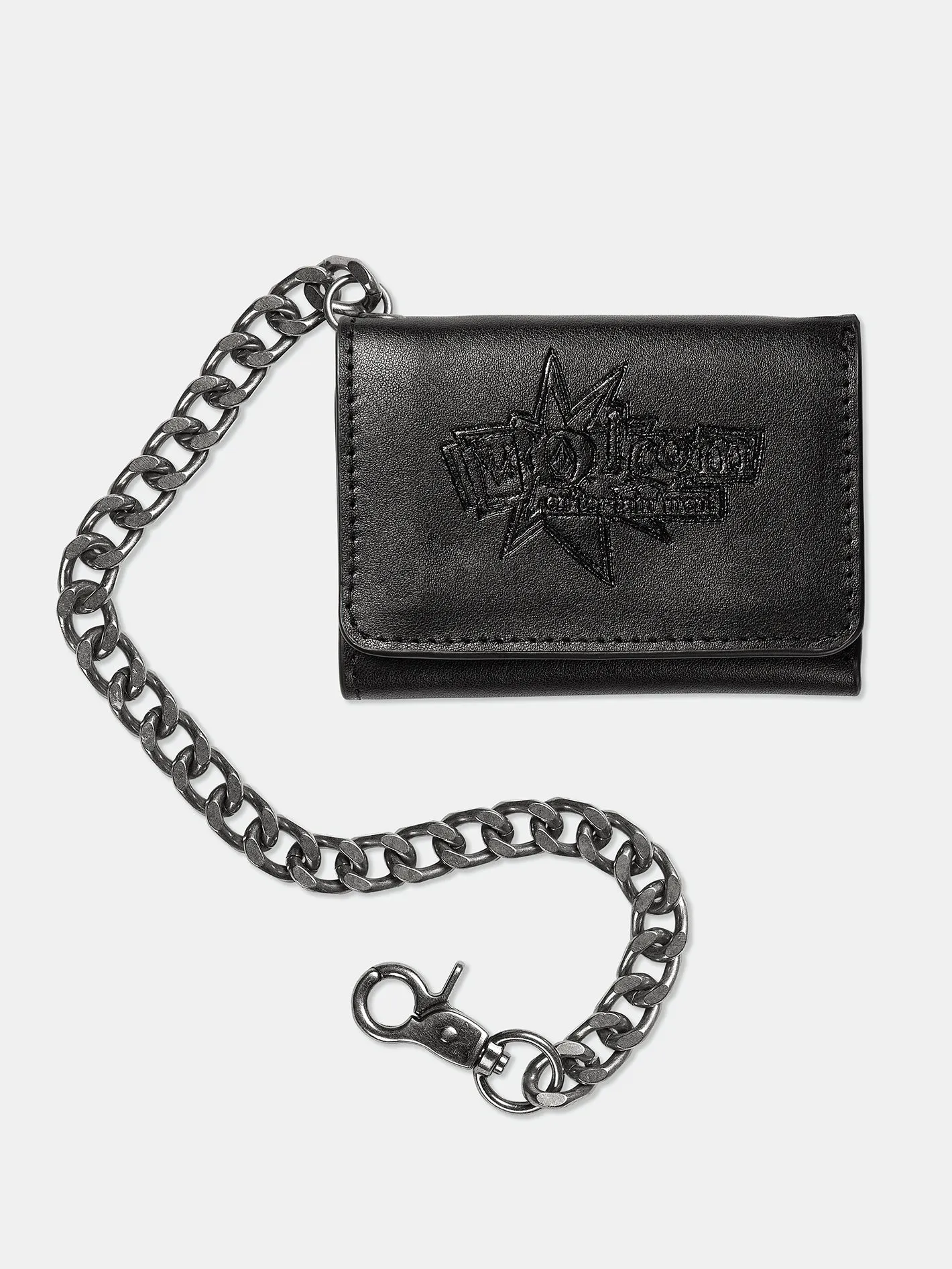 V Ent Leather Geldbeutel - BLACK
