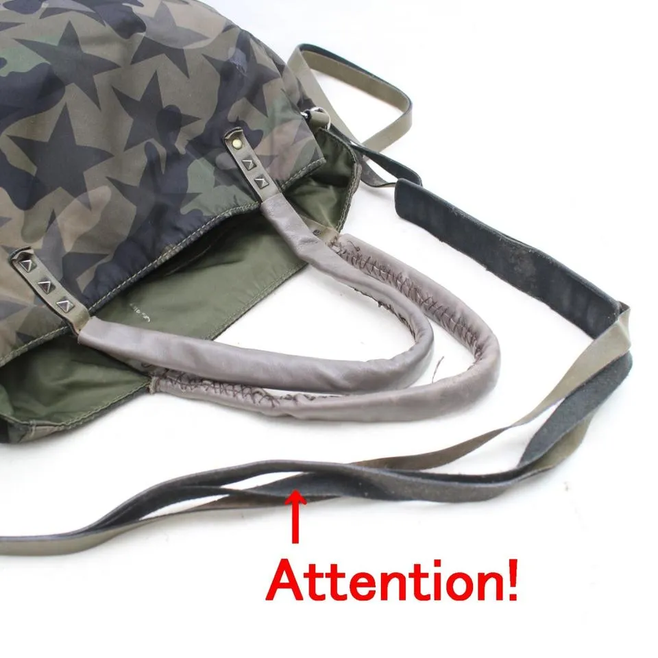 Valentino Camouflage Star Rockstud 2way Tote 871702
