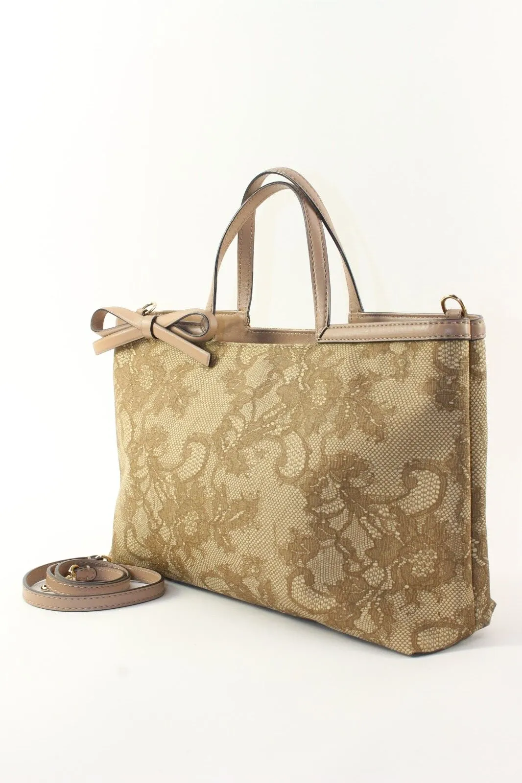 VALENTINO Lace Print 2way Bow Tote 2VAL1226K