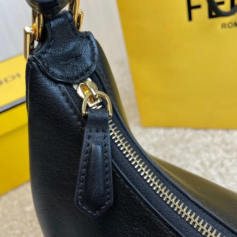 VELORA - Fendigraphy Hobo Bag Black