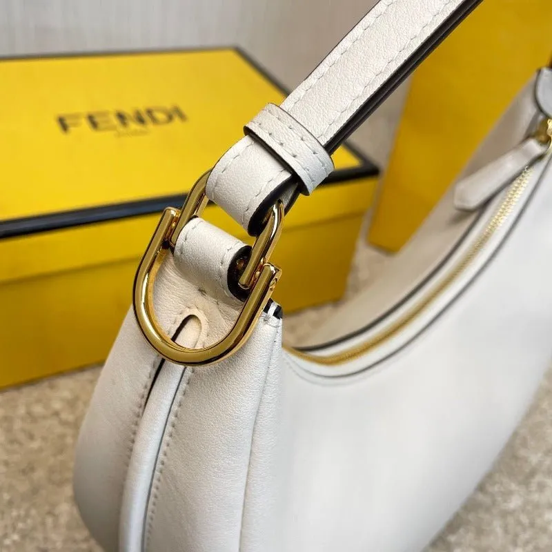VELORA - Fendigraphy Hobo Bag White