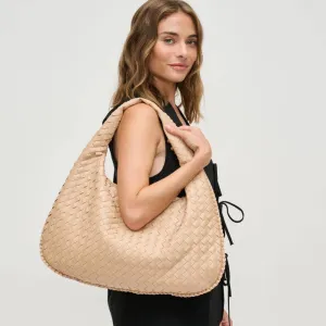 Victoria Woven Hobo: Natural