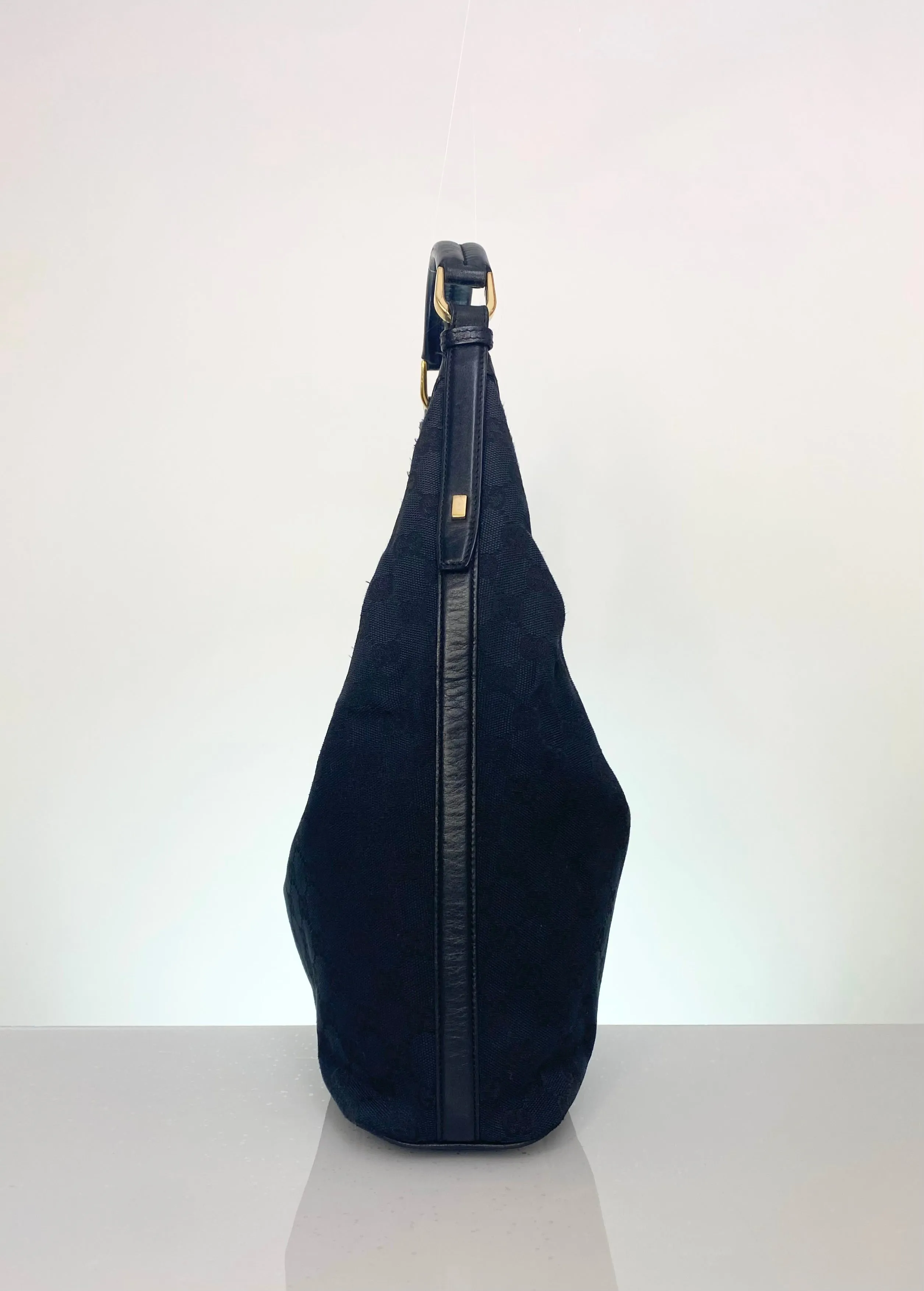 Vintage Gucci Structured Hobo Shoulder Bag