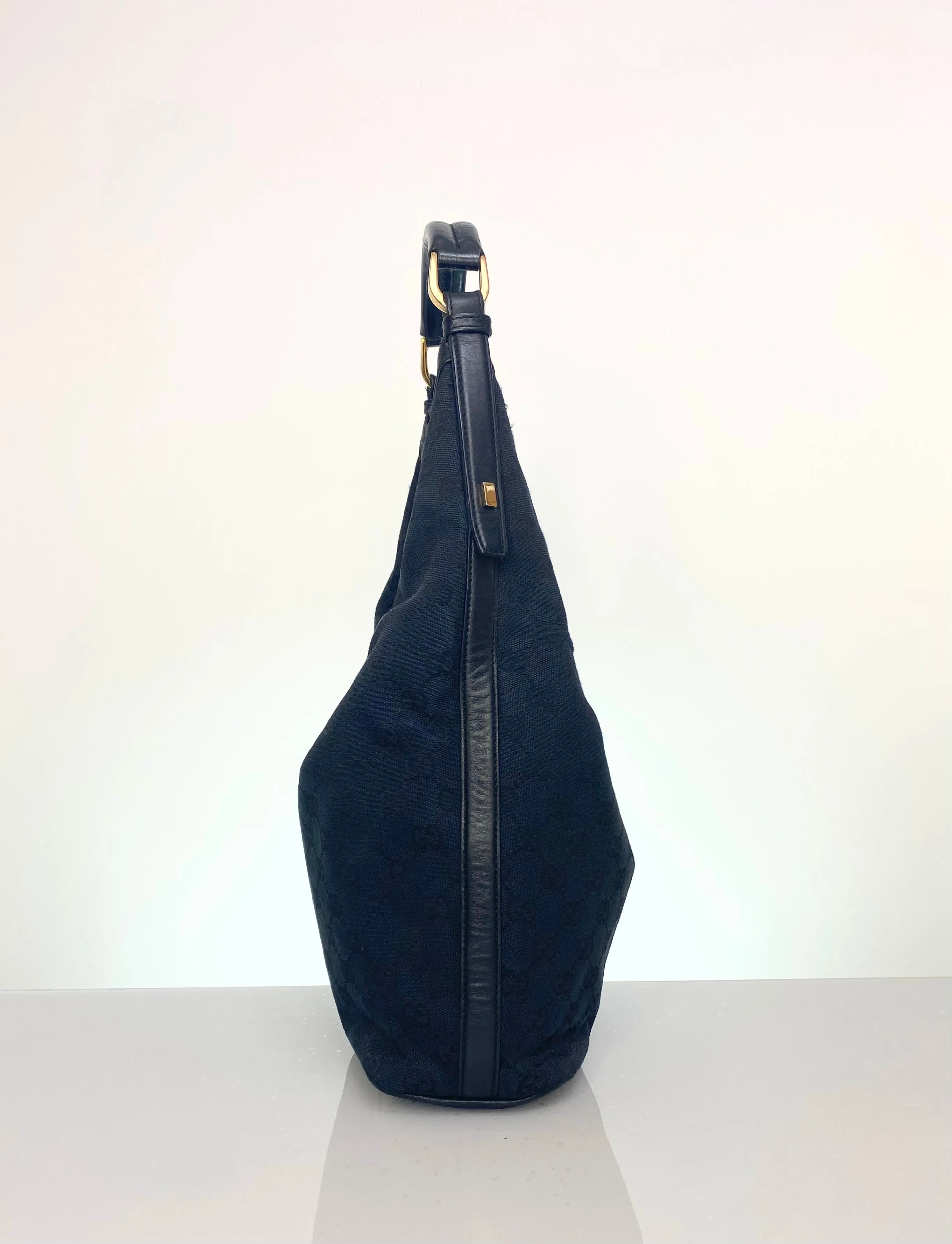 Vintage Gucci Structured Hobo Shoulder Bag