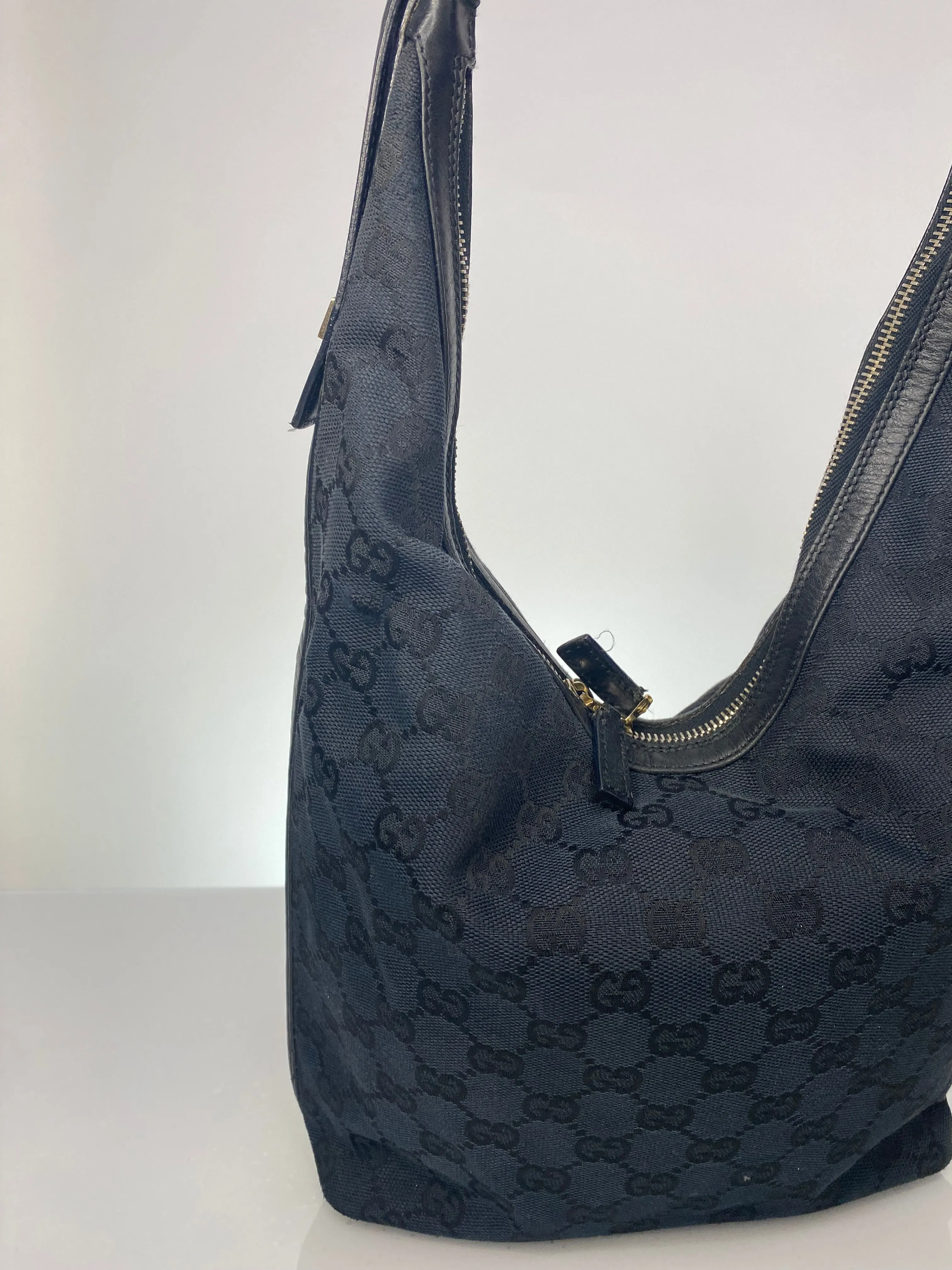 Vintage Gucci Structured Hobo Shoulder Bag