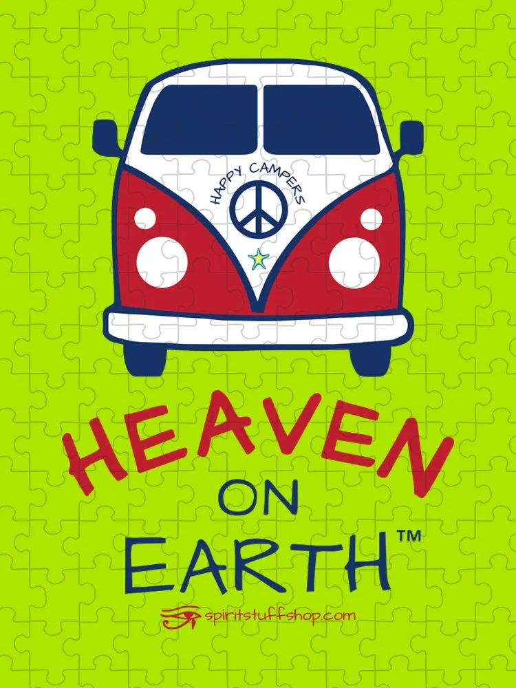 VW Happy Camper Heaven on Earth - Puzzle