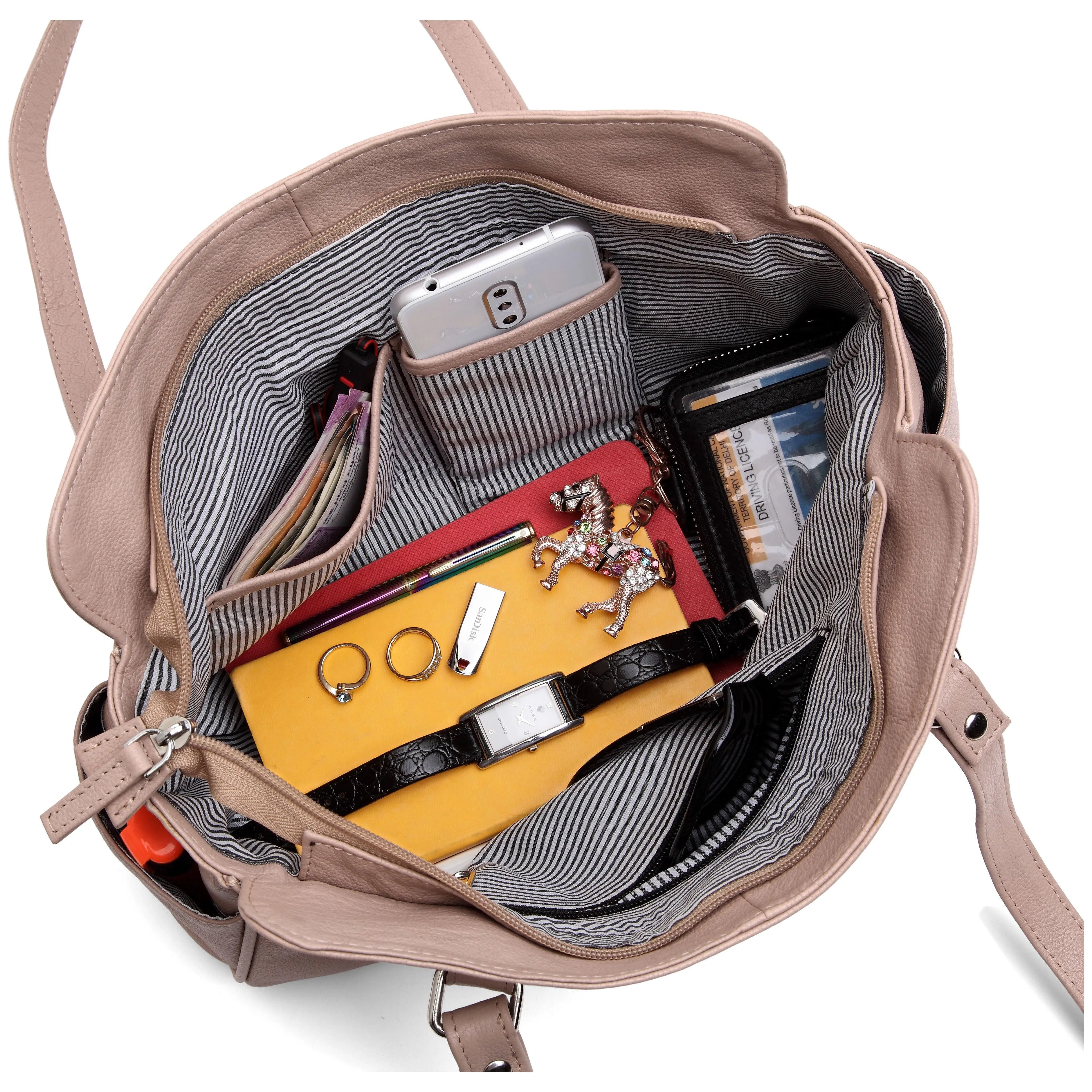 WildHorn® Upper Grain Genuine Leather Shoulder Bag for Girls & Women.