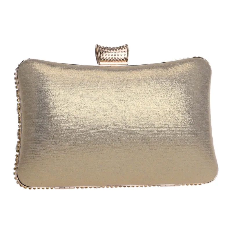 Women's Fashion Crystal Beaded Clutch Bags -Red,Black,White,Gold,Blue,Silver,Black