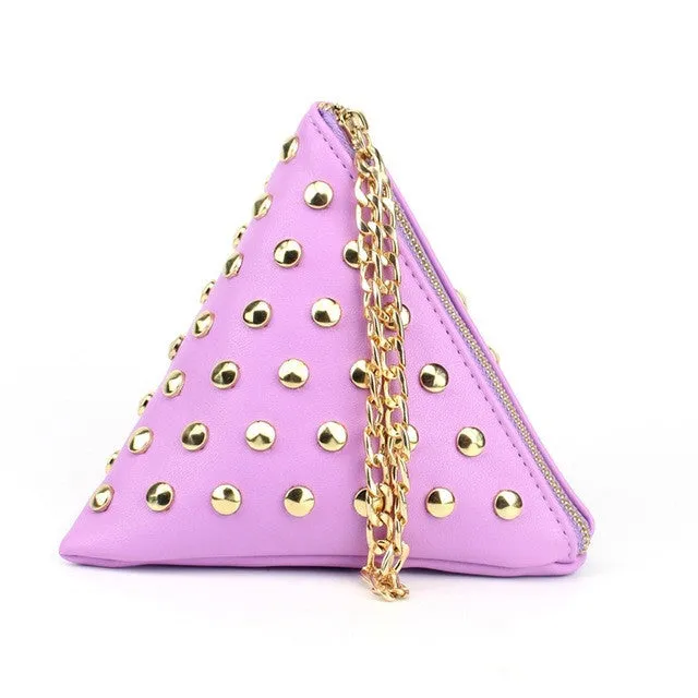 Women's Fashion Triangle Design  Shoulder Bag 2017 Summer Fashion