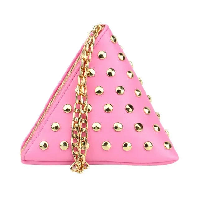 Women's Fashion Triangle Design  Shoulder Bag 2017 Summer Fashion
