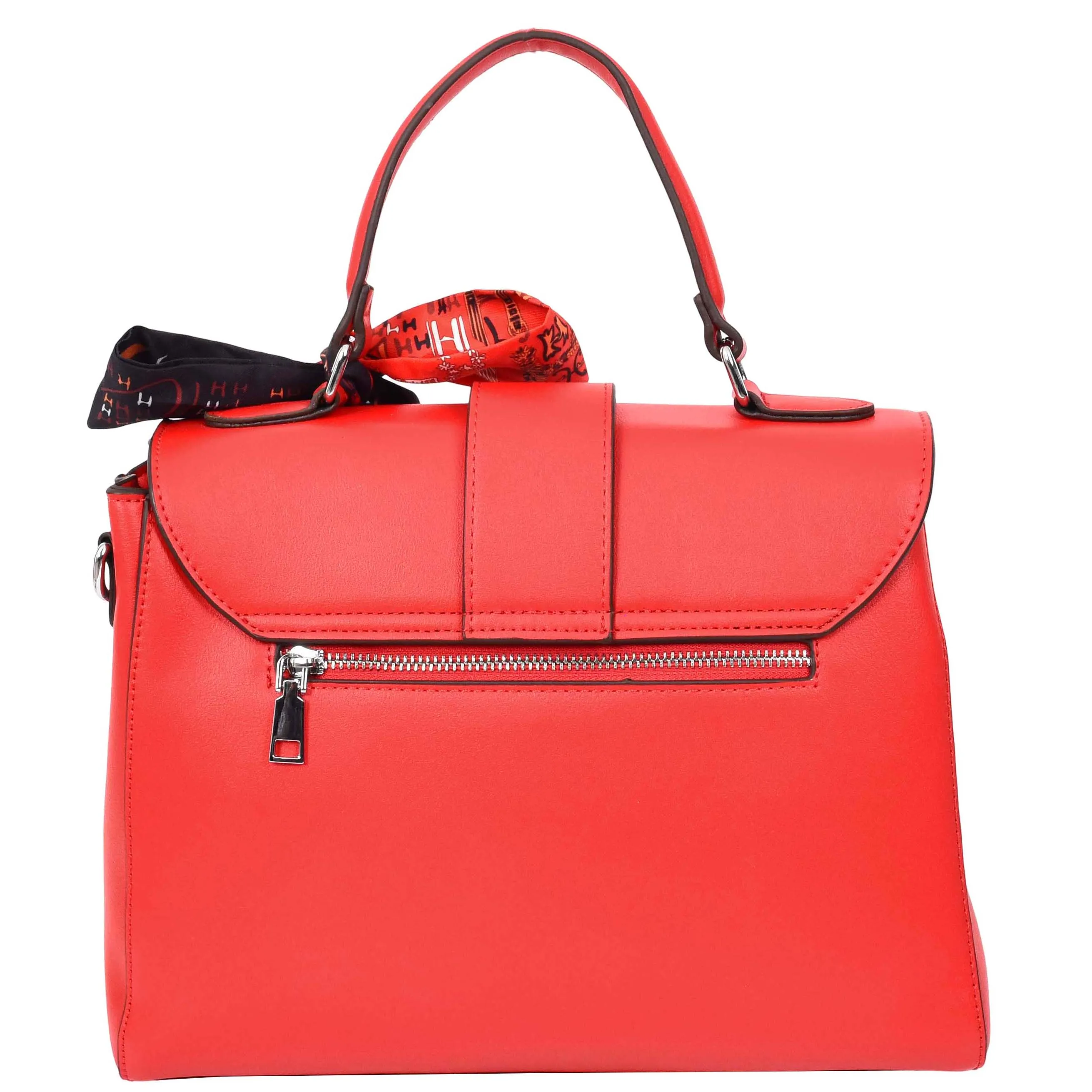Womens Handbag Faux Leather Top Handle Doctors Bag Outgoing Fashion Tote A897 Red