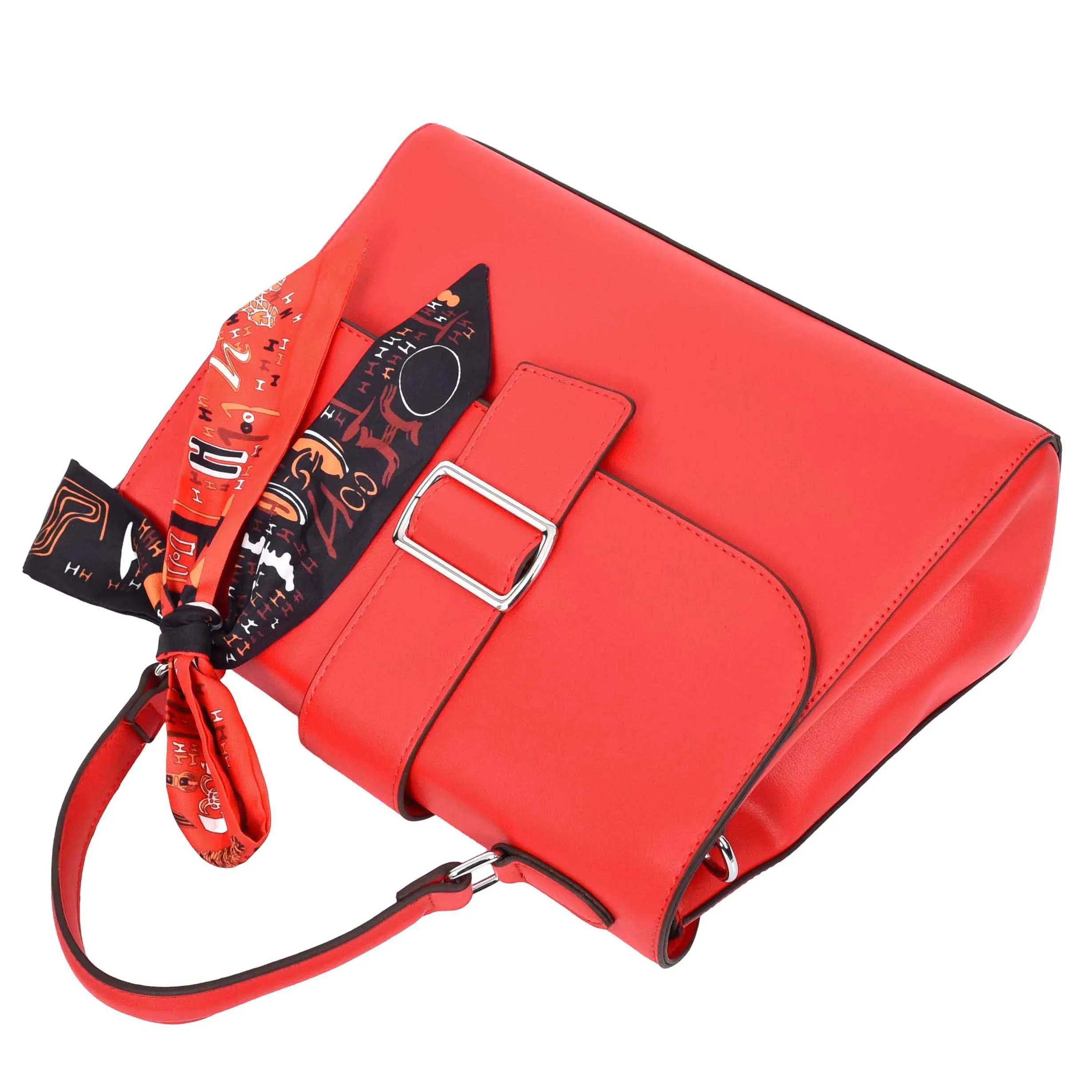 Womens Handbag Faux Leather Top Handle Doctors Bag Outgoing Fashion Tote A897 Red