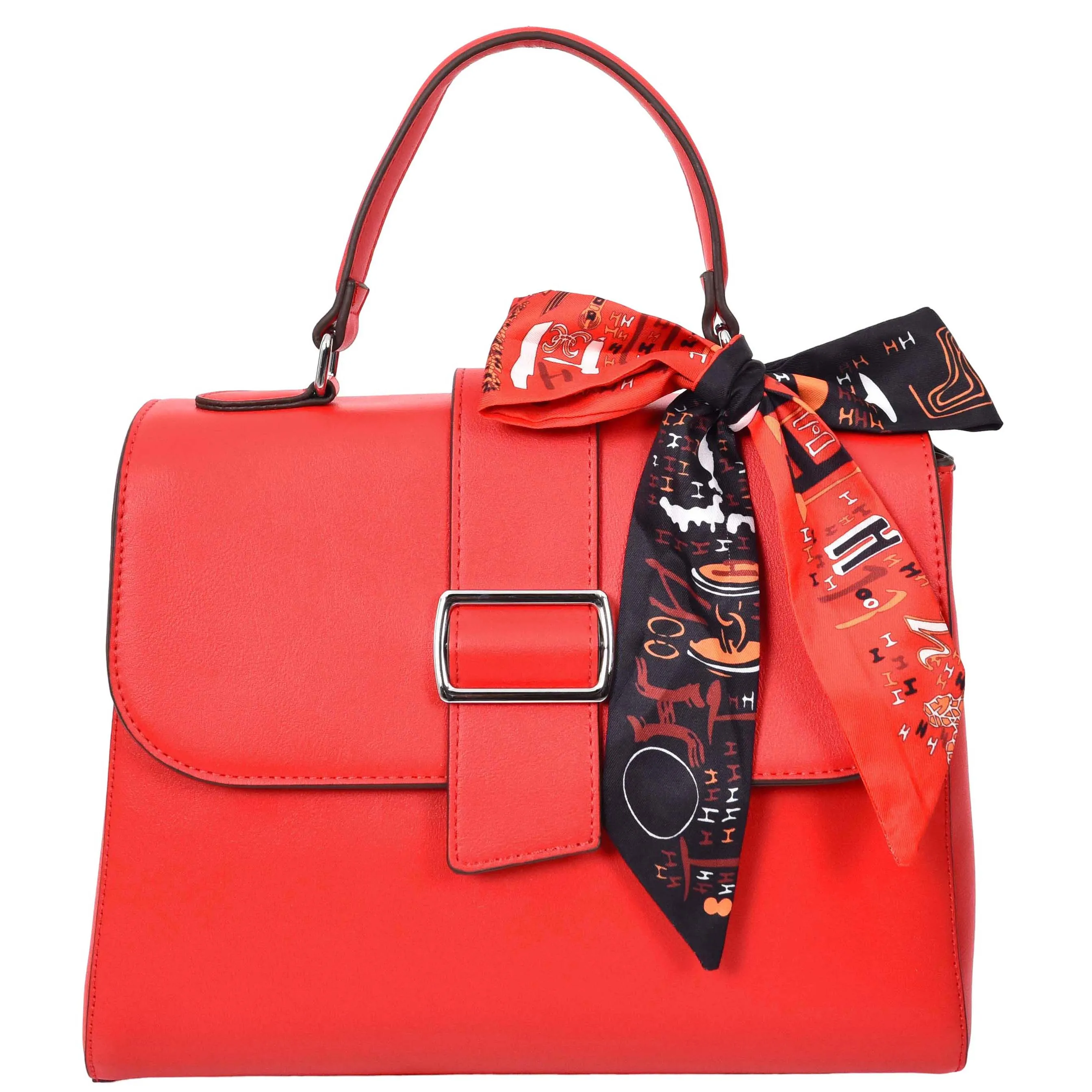 Womens Handbag Faux Leather Top Handle Doctors Bag Outgoing Fashion Tote A897 Red