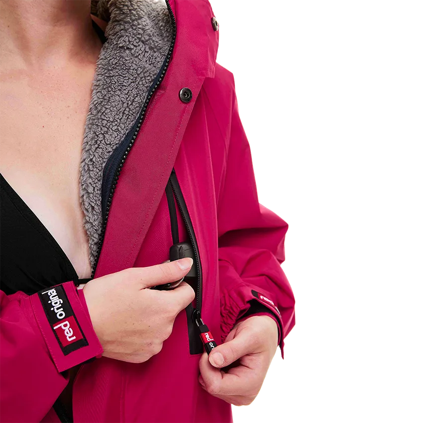 Women's Long Sleeve Pro Change Robe EVO - Fuchsia