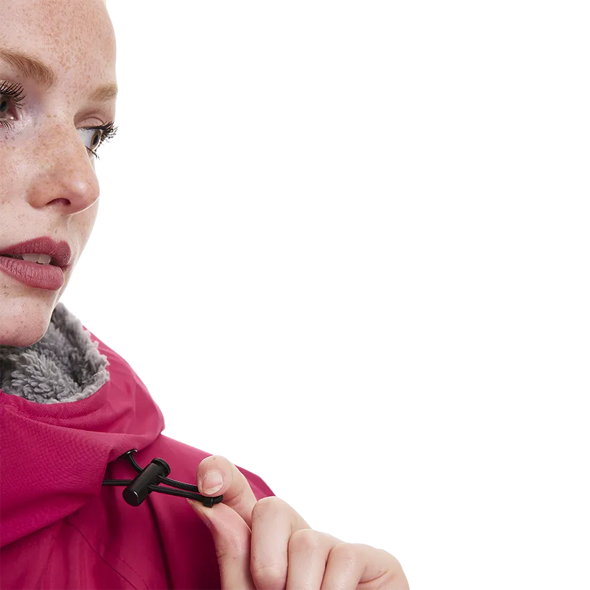 Women's Long Sleeve Pro Change Robe EVO - Fuchsia