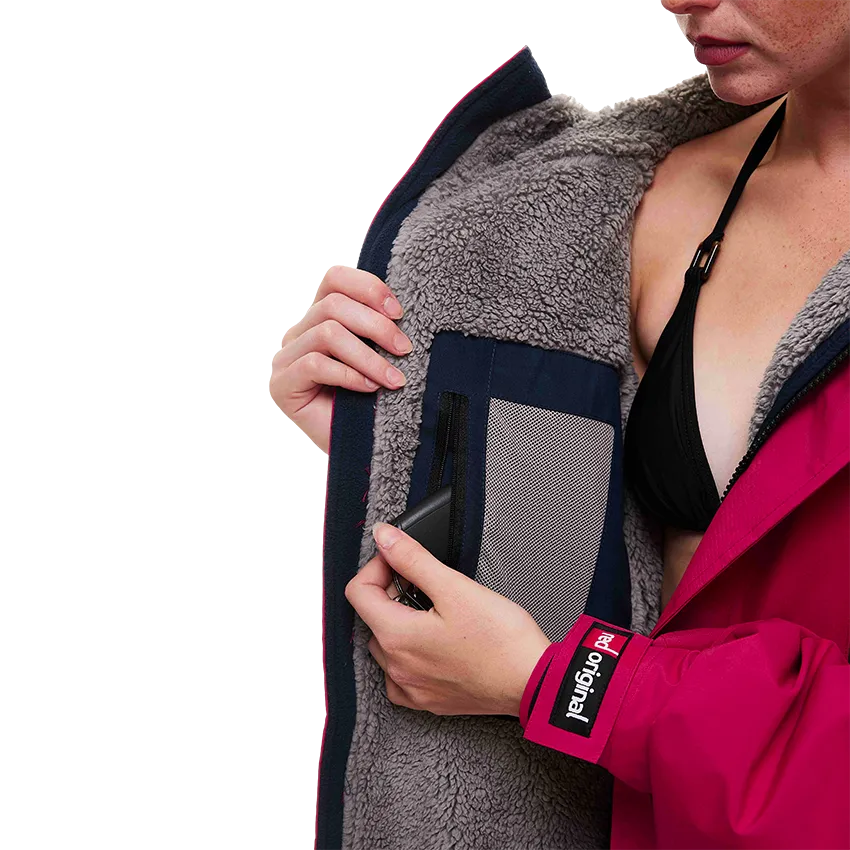 Women's Long Sleeve Pro Change Robe EVO - Fuchsia