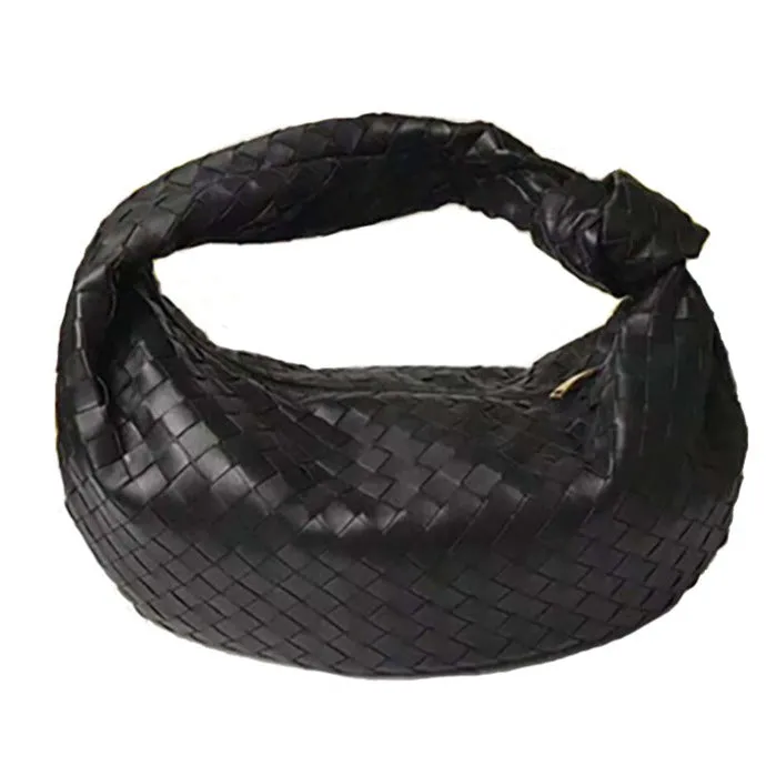Woven Knotted Sheepskin Tote