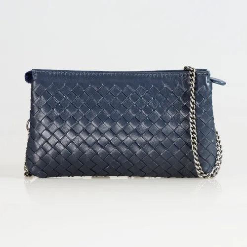 Woven Leather Purse