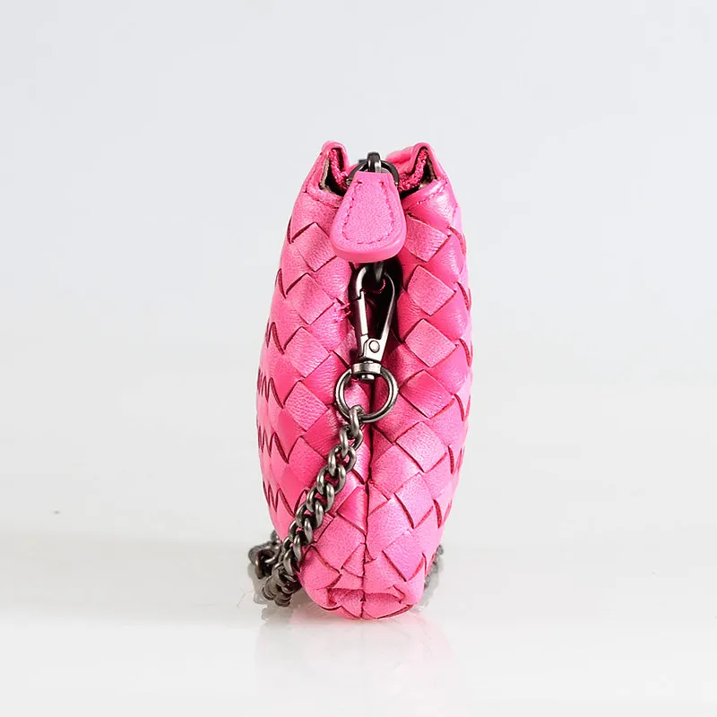 Woven Leather Purse