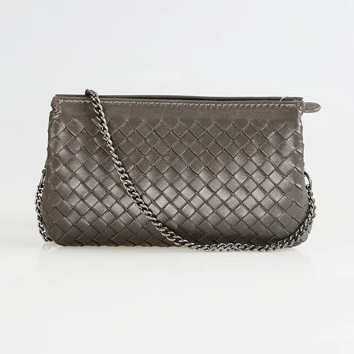 Woven Leather Purse