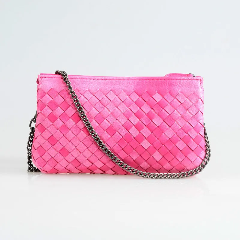 Woven Leather Purse