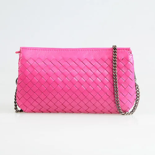 Woven Leather Purse