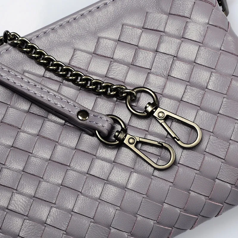 Woven Leather Purse