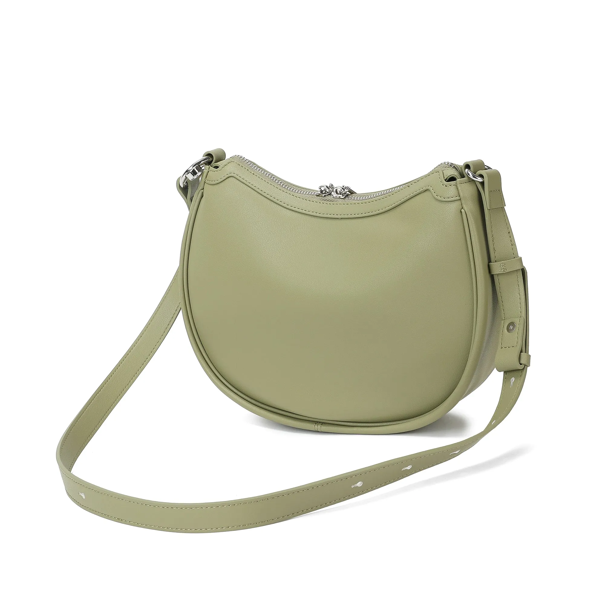 Woven-Leather Shoulder Bag