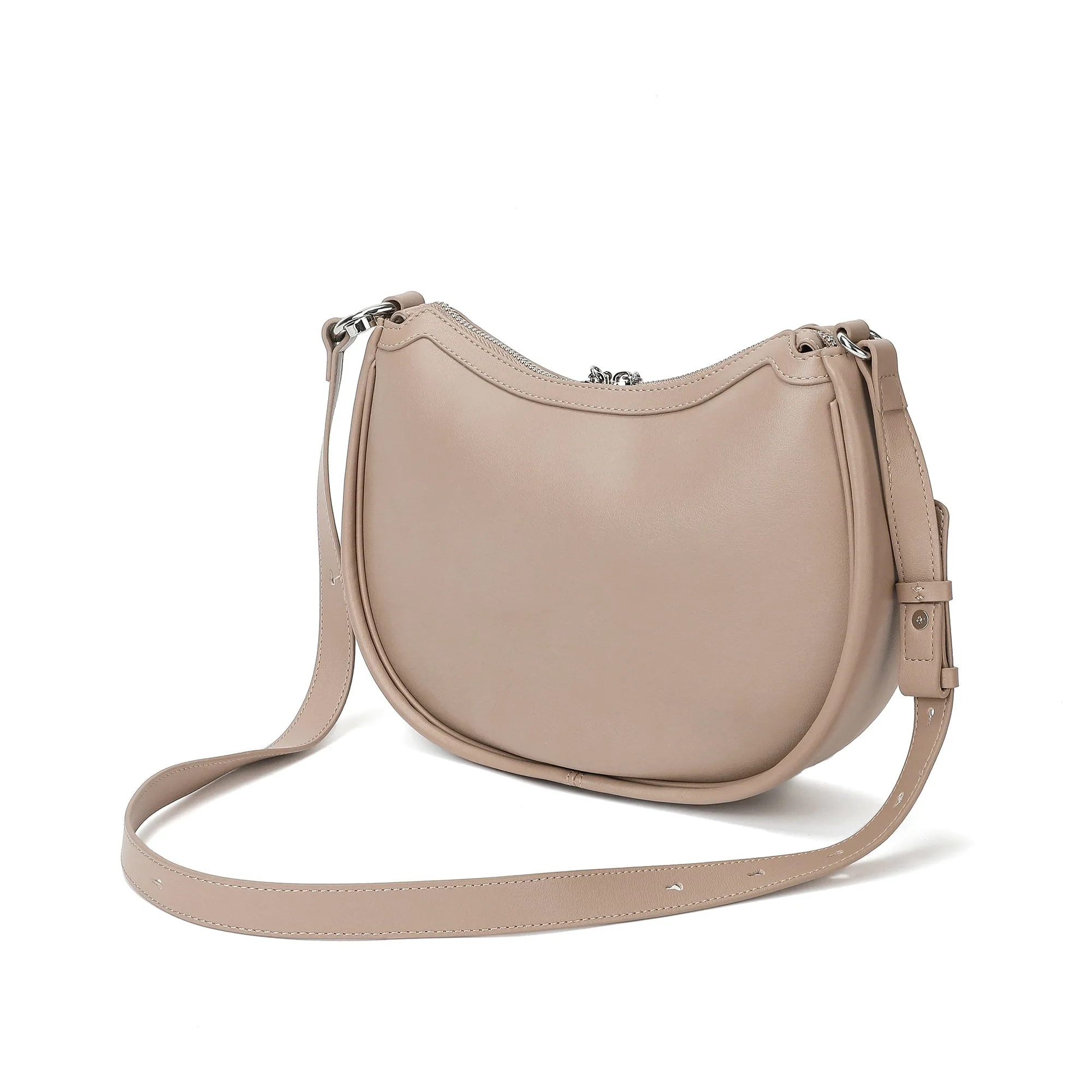 Woven-Leather Shoulder Bag