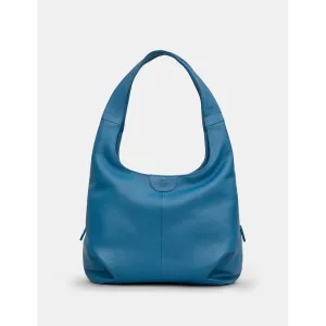 Yoshi Meehan Petrol Blue Leather Shoulder Bag