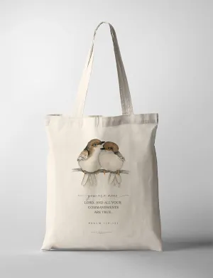 Your Commandments Are True {Tote Bag}
