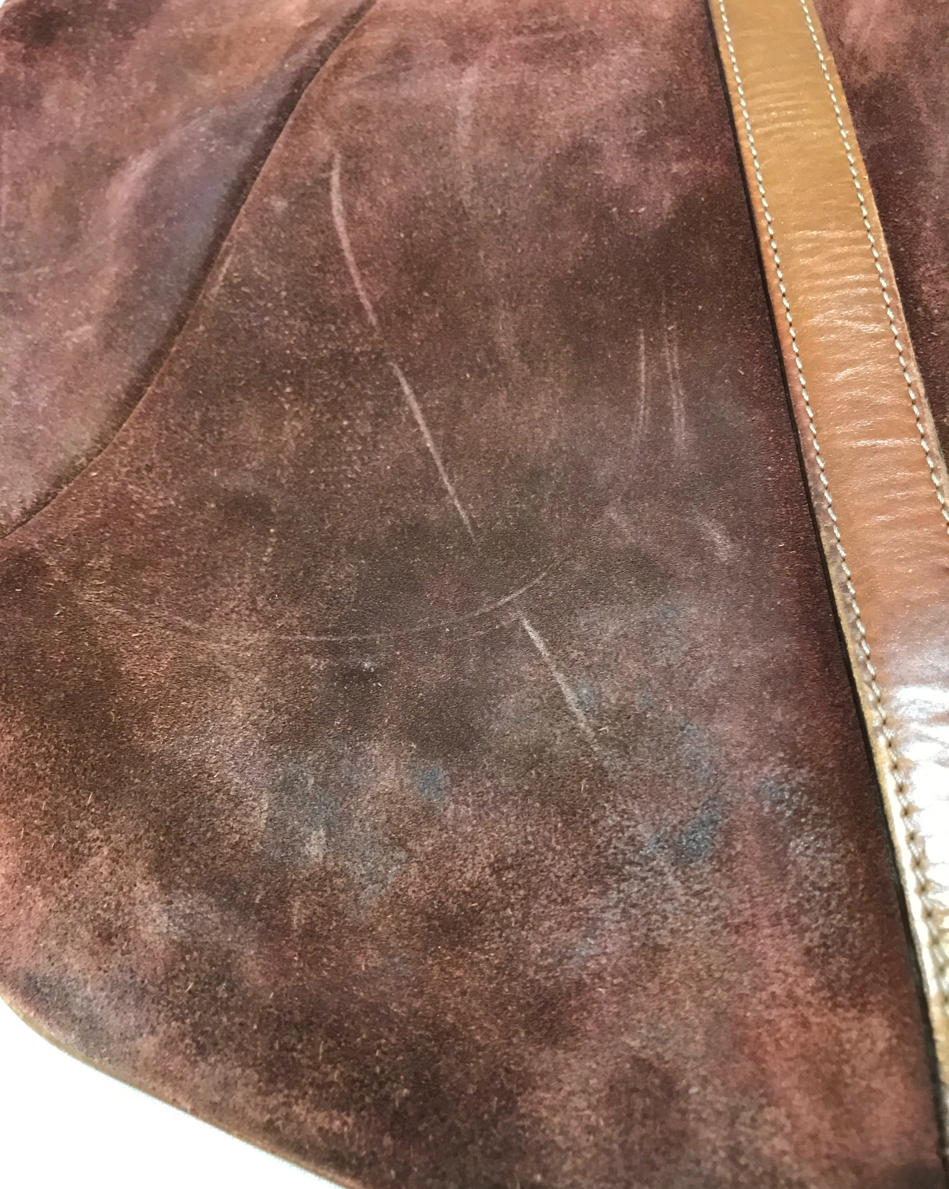 Yves Saint Laurent by Tom Ford Brown Suede Mombasa bag