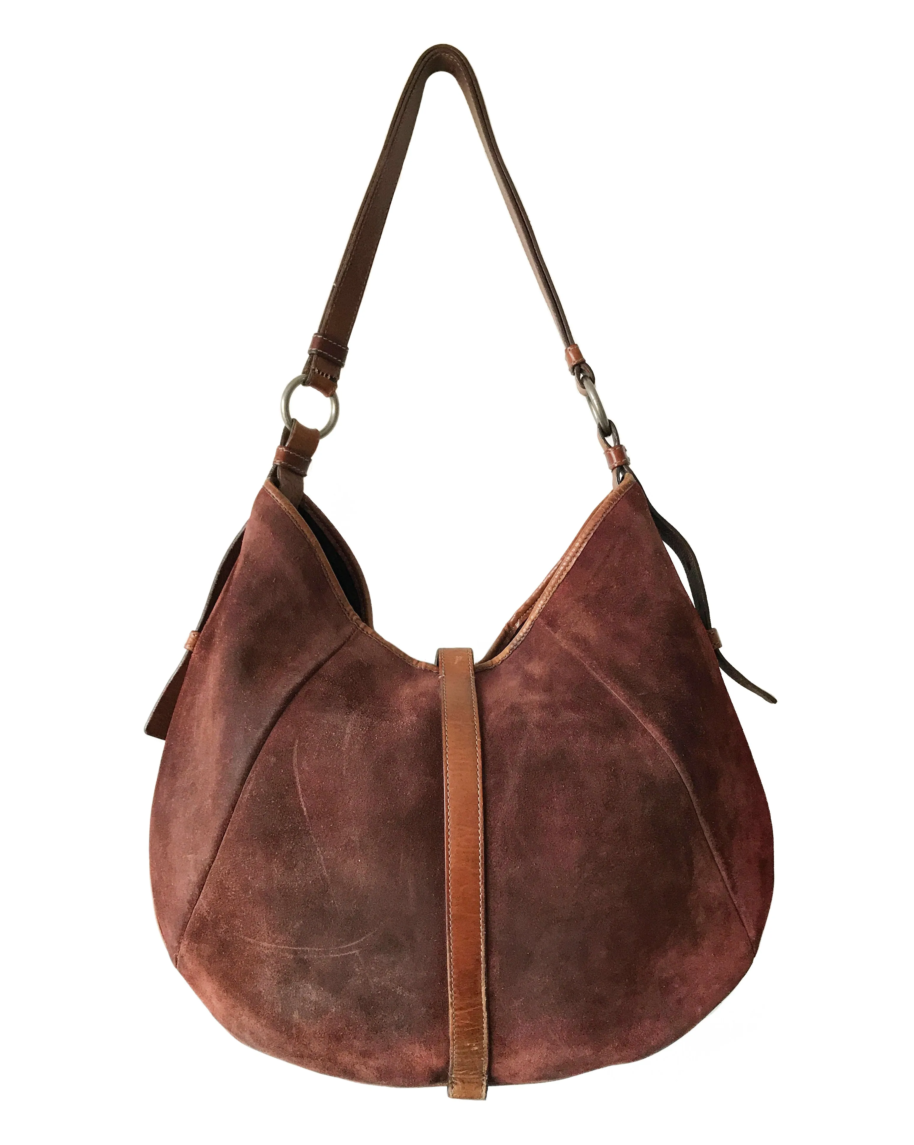 Yves Saint Laurent by Tom Ford Brown Suede Mombasa bag