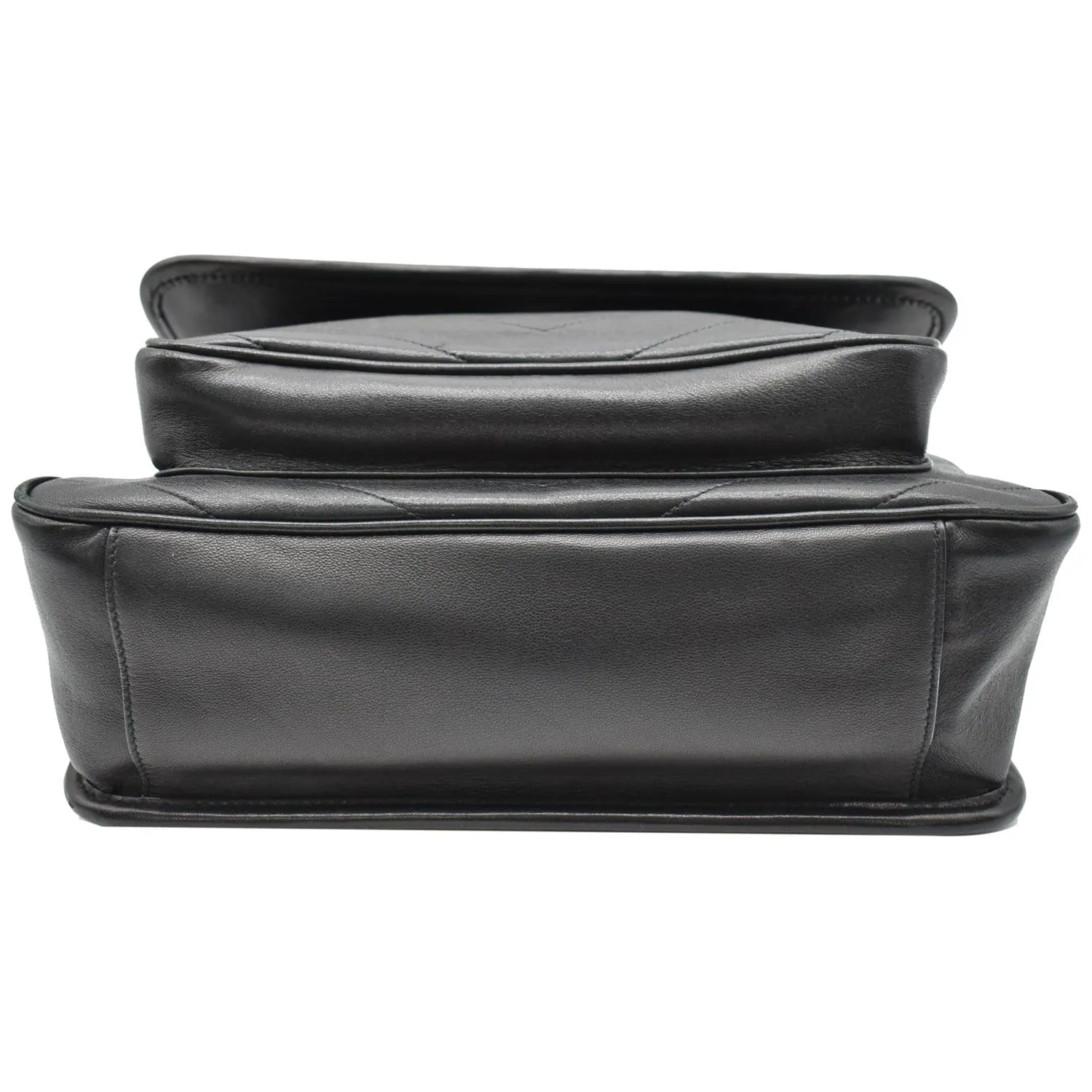 YVES SAINT LAURENT Niki Medium Leather Shoulder Bag Black