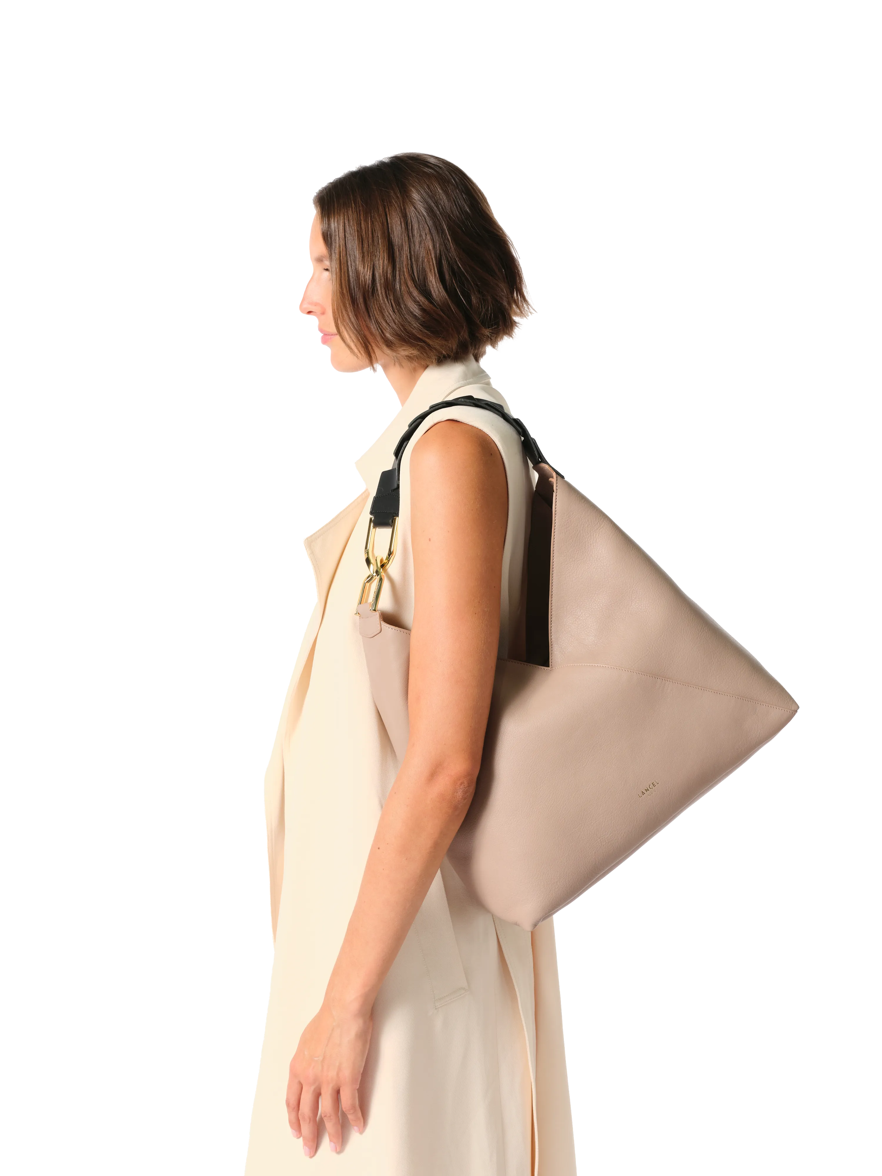 Zip hobo bag