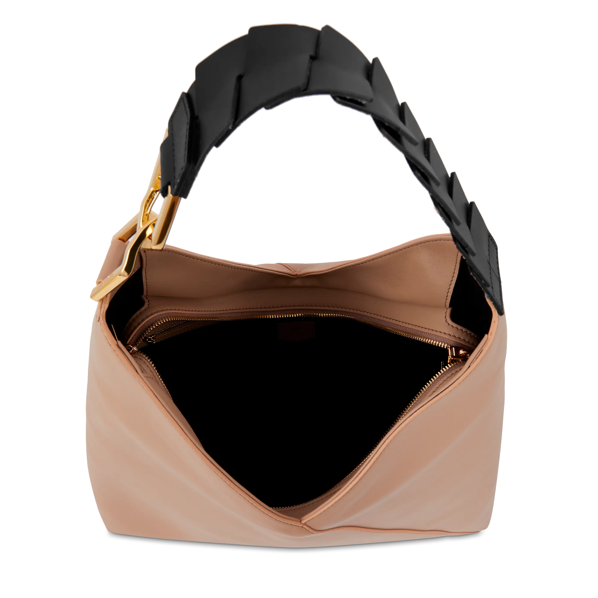 Zip hobo bag