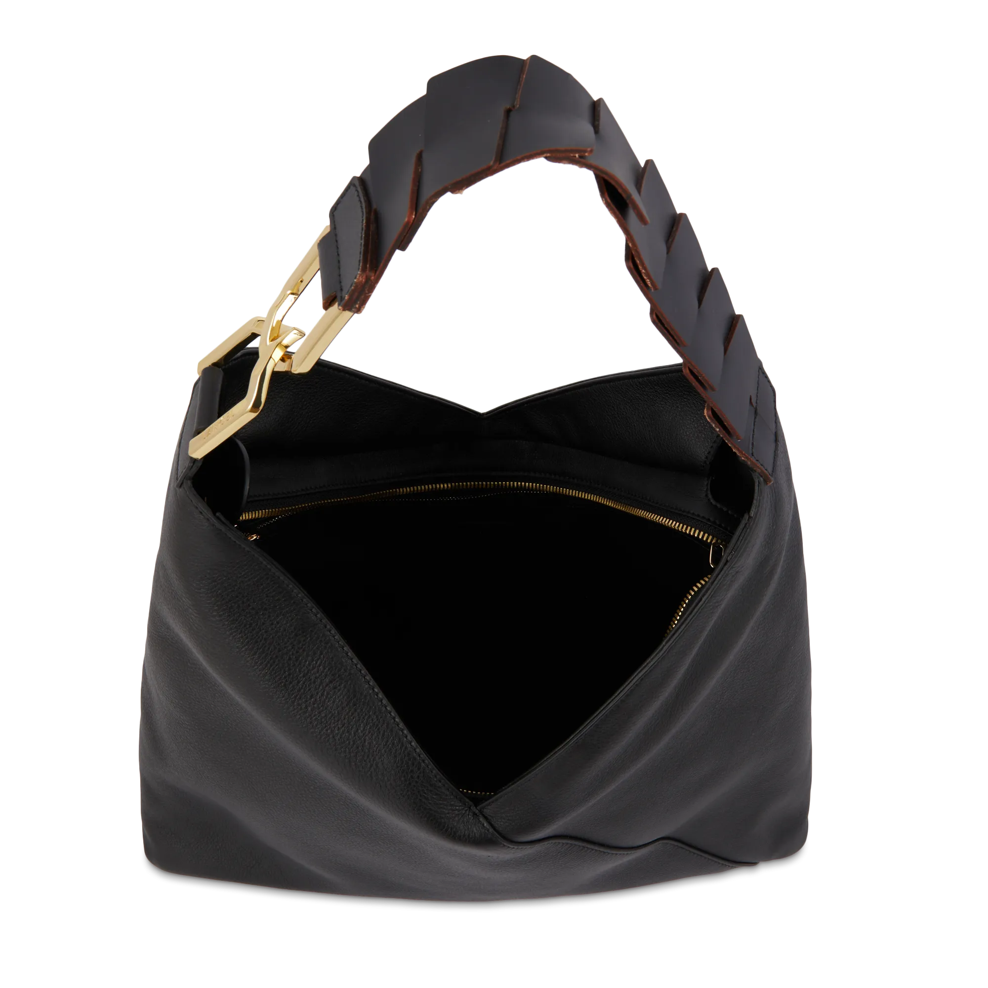 Zip hobo bag