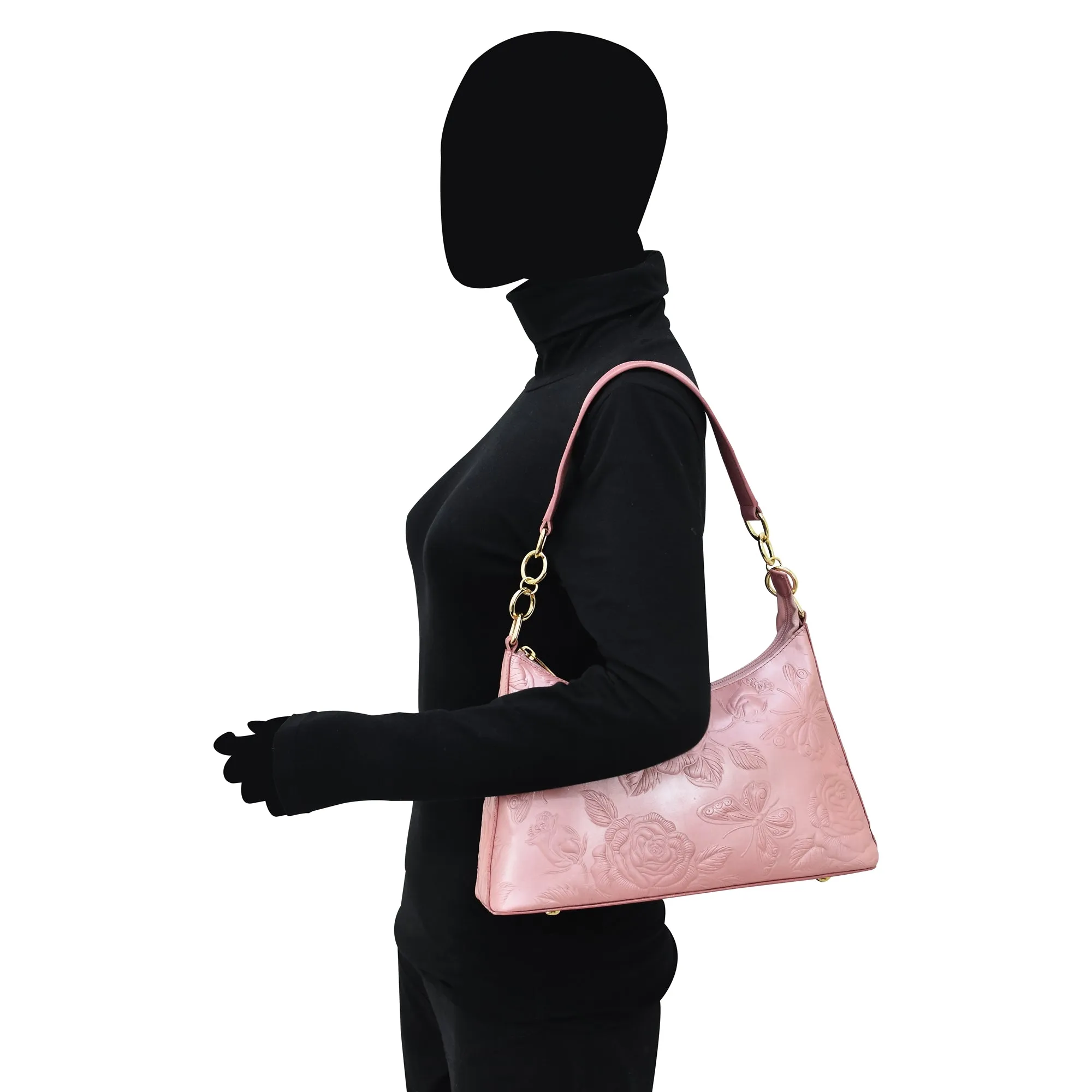 Zip-Top Shoulder Hobo - 707